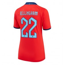 England Jude Bellingham #22 Bortedrakt Kvinner VM 2022 Kortermet